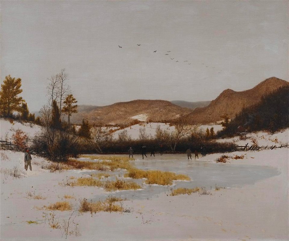 Jervis McEntee - Winter in the Country - 2006.65 - Crystal Bridges Museum of American Art