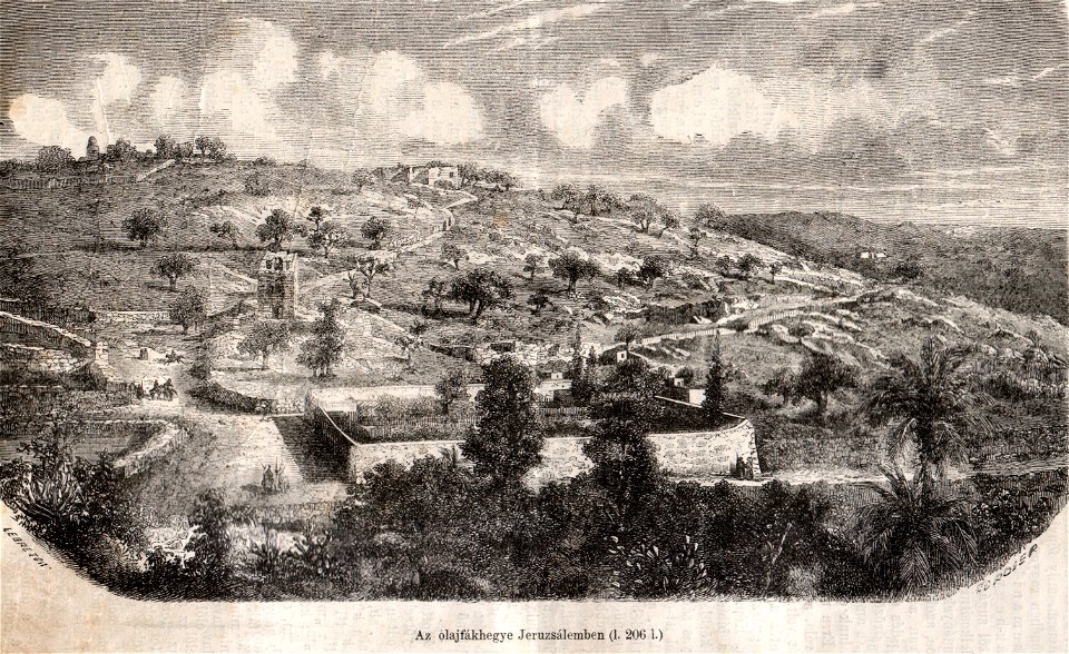 Jeruzsálem (Képes Világ – 1869, Nr. 13)