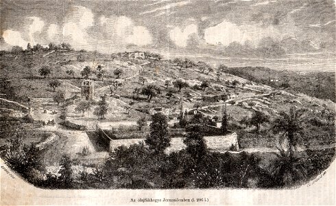 Jeruzsálem (Képes Világ – 1869, Nr. 13)