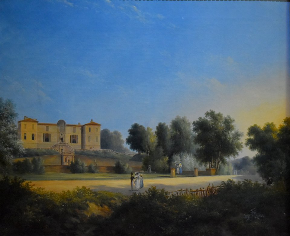 Jean-Louis Petit - Vue sud du parc et du Château de Foucaud 02