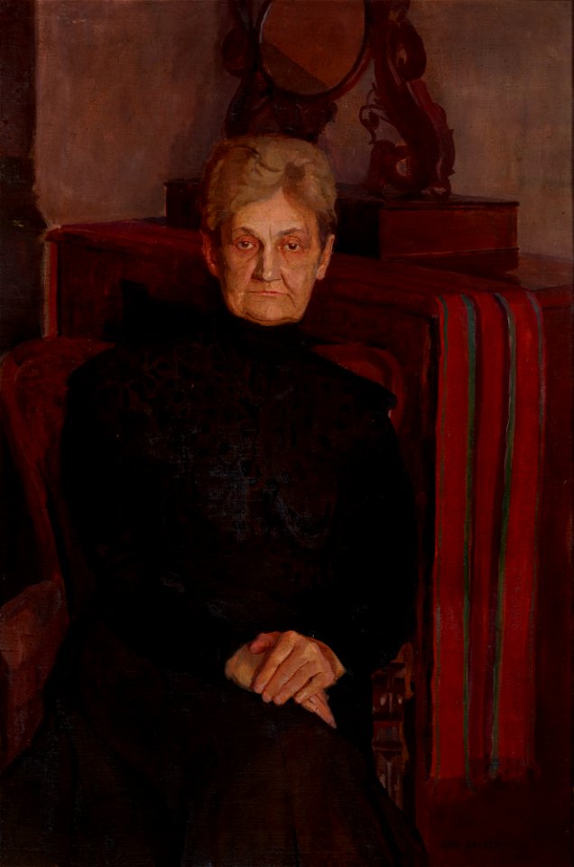 Jerzy Karszniewicz - Portrait of Mother - MNK II-b-85 - National Museum Kraków