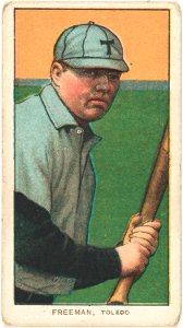Jerry Freeman, Toledo Team, baseball card portrait LCCN2008677033