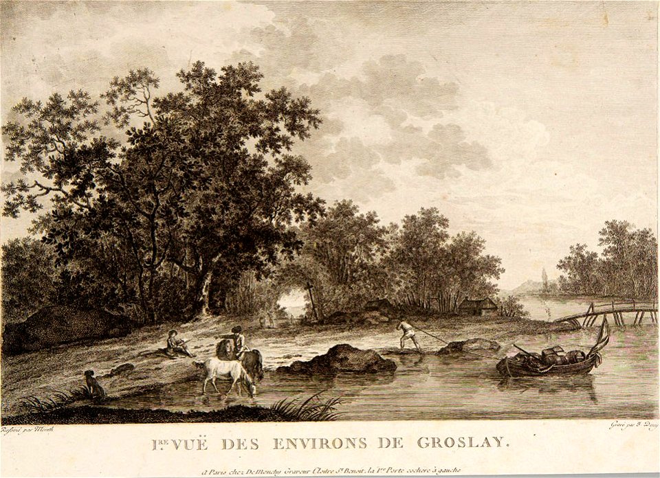 Jeanne Deny - Vue des environs de Groslay