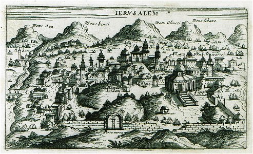 Jerusalem - Rosaccio Giuseppe - 1598