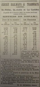 Jersey Railway 1916