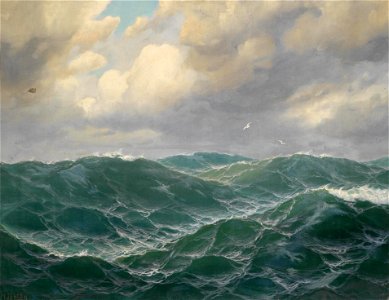 Max Jensen - Bewegtes Meer