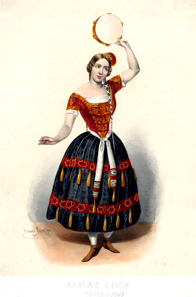 Jenny Lind as Vielka (Act I)