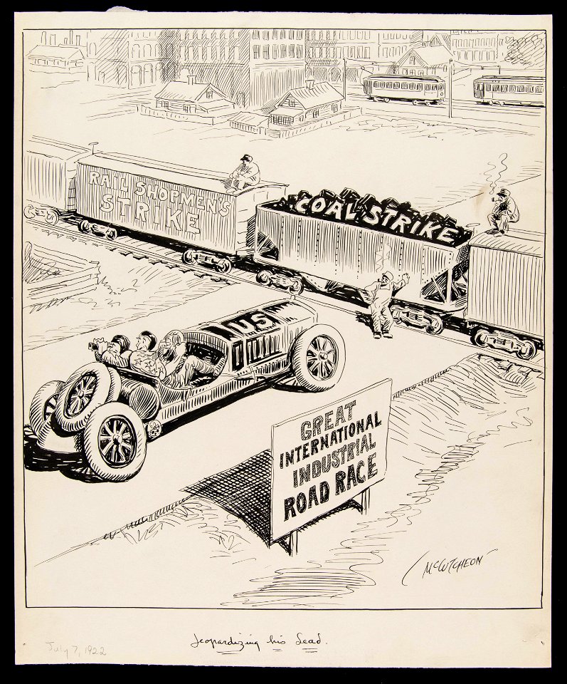 Jeopardizing his lead, July 7, 1922 (NBY 5523)