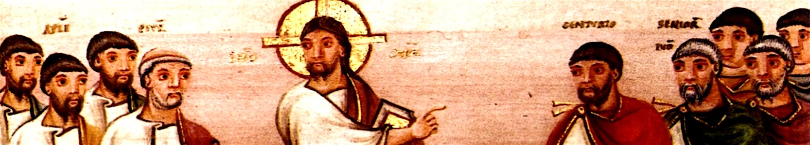Jesus and the centurion in Capernaum