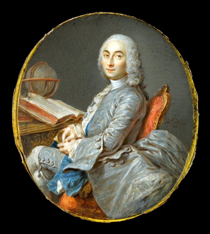 Jean-Marc Nattier - Miniature Portrait of César François Cassini de Thury - Google Art Project