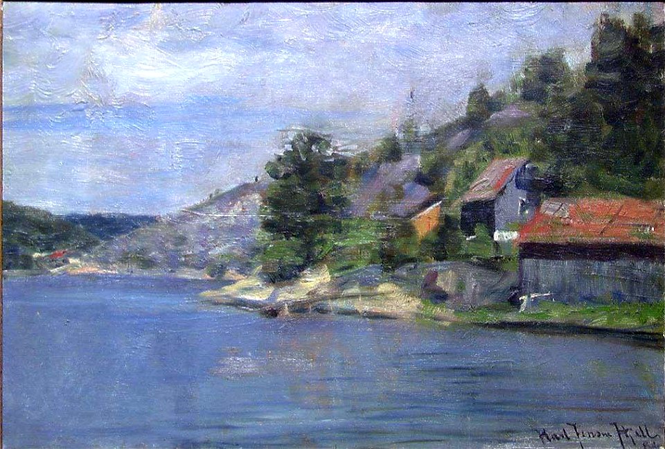 Karl Jensen-Hjell - From the Coast near Drøbak - NG.M.02265 - National Museum of Art, Architecture and Design