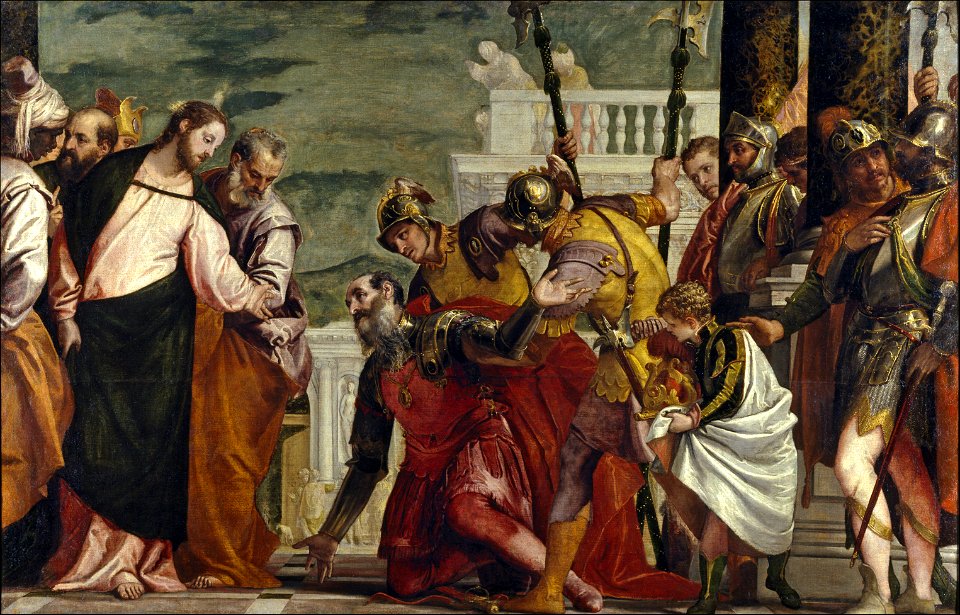 Jesús y el centurión (El Veronés)