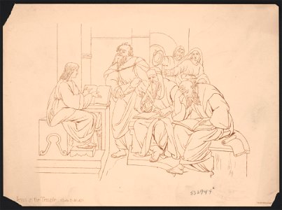 Jesus in the Temple (Luke II-46,47) LCCN2016652369