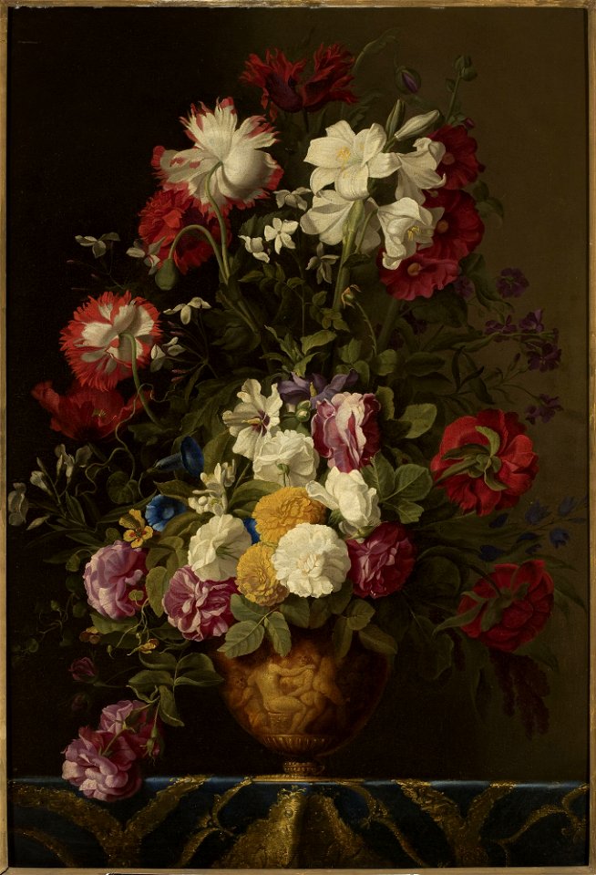 Jean-Michel Picart - Flowers in a vase - M.Ob.2470 MNW - National Museum in Warsaw