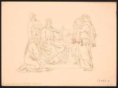 Jesus in the house of Martha (Luke X-41, 42) LCCN2016652373