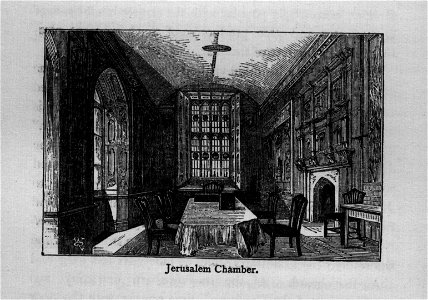Jerusalem Chamber - Walks in London, Augustus Hare, 1878