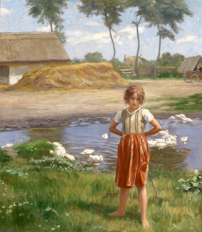 Jenő Jendrassik Die kleine Gänsehirtin