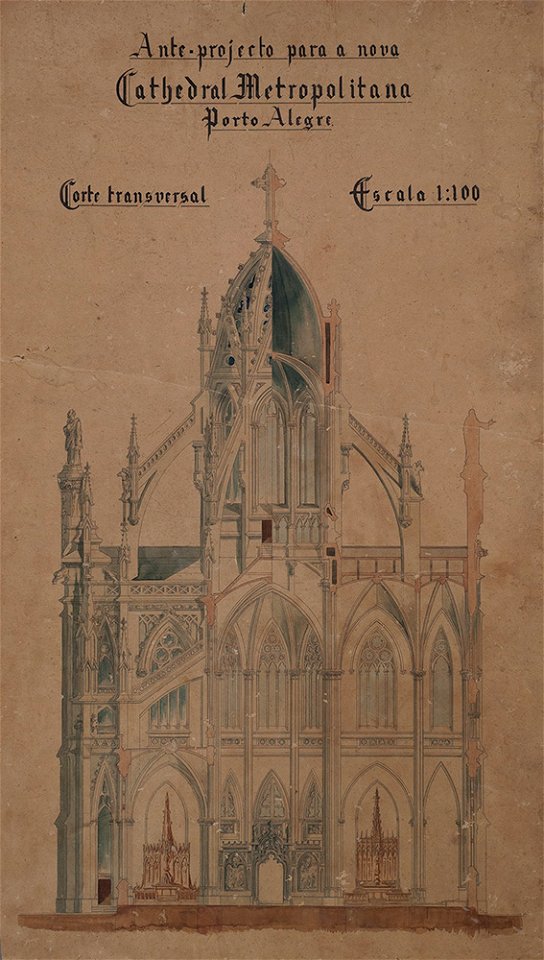 Jesús Maria Corona -Ante-projeto para a Catedral de Porto Alegre