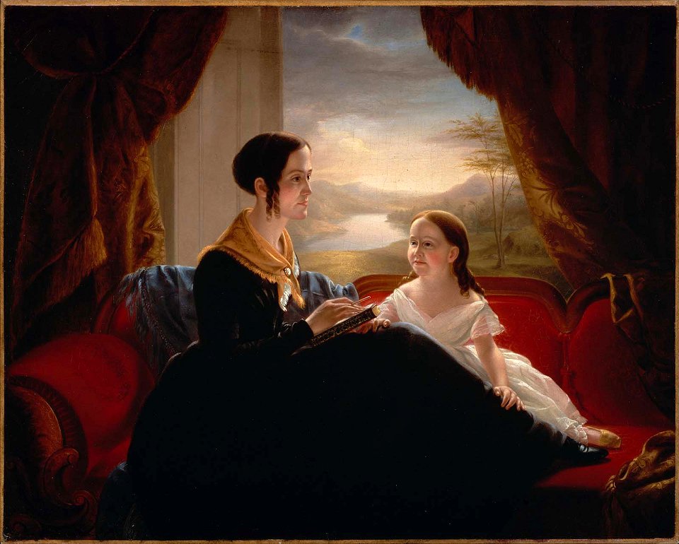 Jeremiah Pearson Hardy - Catharine Wheeler Hardy and Her Daughter - 47.1146 - Museum of Fine Arts