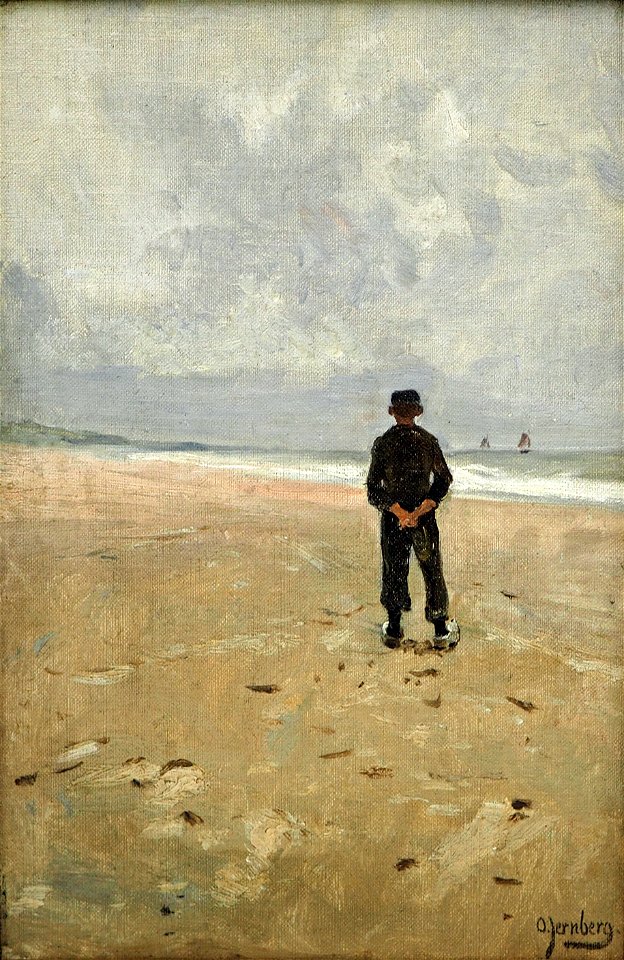 Jernberg Junge am Strand@Albert König Museum20160904