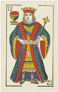 Jeu d'Aluette - Grimaud - 1860 - King of Cups