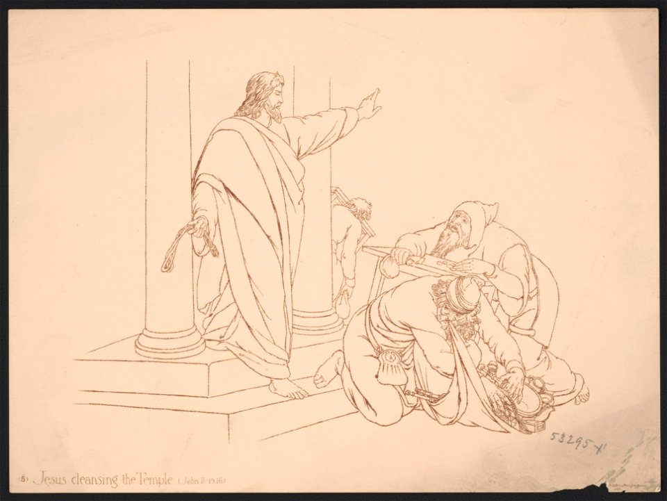 Jesus cleansing the Temple (John II-15,16) LCCN2016652370