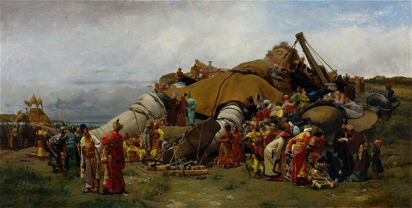 Jehan-Georges Vibert - Gulliver and the Liliputans