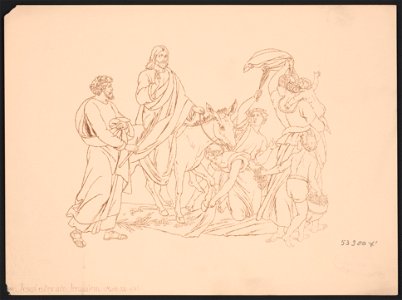 Jesus' entry into Jerusalem (Mark XXI-8, 9) LCCN2016652375