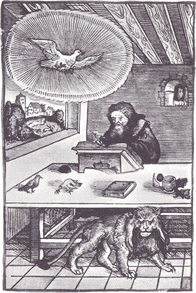 Jerome in his cell