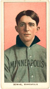 Jerry Downs, Minneapolis Team, baseball card portrait LCCN2008677006