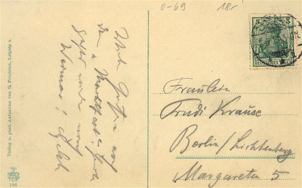 Jena, Thüringen - Studentenfrühschoppen auf dem Markt (back) (Zeno Ansichtskarten)