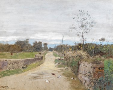 Eugène Jettel - Auf der Landstraße (1898)
