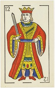 Jeu d'Aluette - Grimaud - 1860 - King of Swords