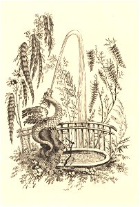 Jeanne Deny - Pillement - Fontaine chinoise au dragon