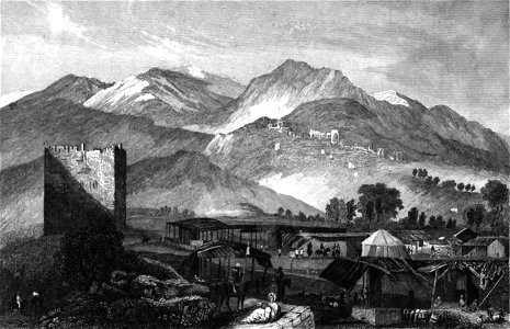 Jericho, Illustration for La Terre-Sainte et les lieux illustrés par les apôtres, by Adrien Egron, 1837 (15)