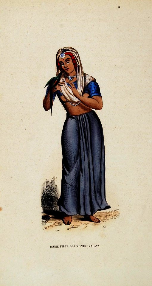 Jeune fille des monts imalaya