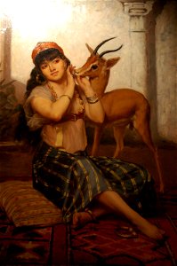 Jeune fille à la gazelle 2