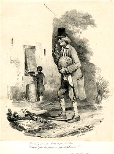 Jeune! j'avais des dents et pas de pain. Vieux! j'ai du pain et pas de dents! (Young! I had teeth and no bread. Old! I have bread and no teeth!) (BM 1861,1012.685)