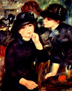 Jeunes Filles en noir by Pierre-Auguste Renoir 159. Free illustration for personal and commercial use.