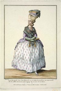 Jeune Bourgeoise vêtue d'une Polonoise
