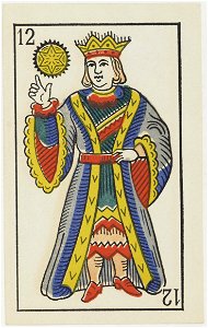 Jeu d'Aluette - Grimaud - 1860 - King of Coins