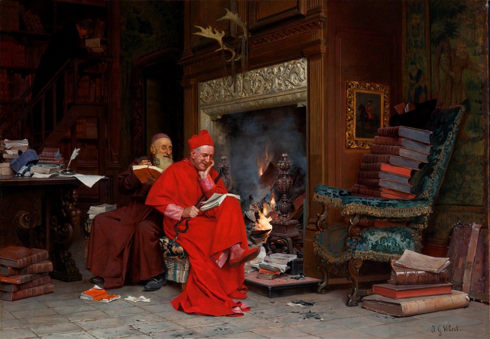 Jehan-Georges Vibert - The committee on moral books
