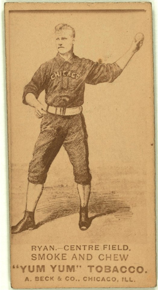 Jimmy Ryan, Chicago White Stockings, baseball card portrait LCCN2007683704
