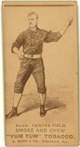 Jimmy Ryan, Chicago White Stockings, baseball card portrait LCCN2007683704