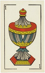 Jeu d'Aluette - Grimaud - 1860 - Ace of Cups