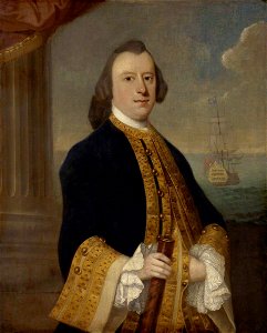 Jeremiah Theus (1719-1774) - Captain John Reynolds (c.1713–1788) - BHC2963 - Royal Museums Greenwich
