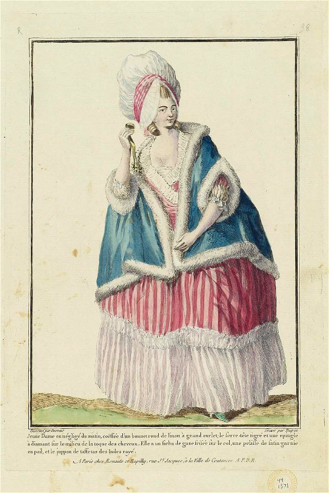Jeune Dame en négligé du matin