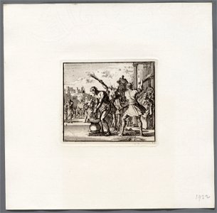 Jezus, Ananias´ zoon, door de Romeinen gegeseld, objectnr A 47941