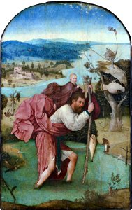 Jheronimus Bosch - Saint Christopher - Google Art ProjectFXD. Free illustration for personal and commercial use.