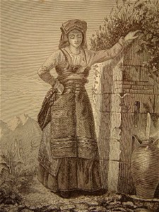 Jeune napolitaine à la fontaine